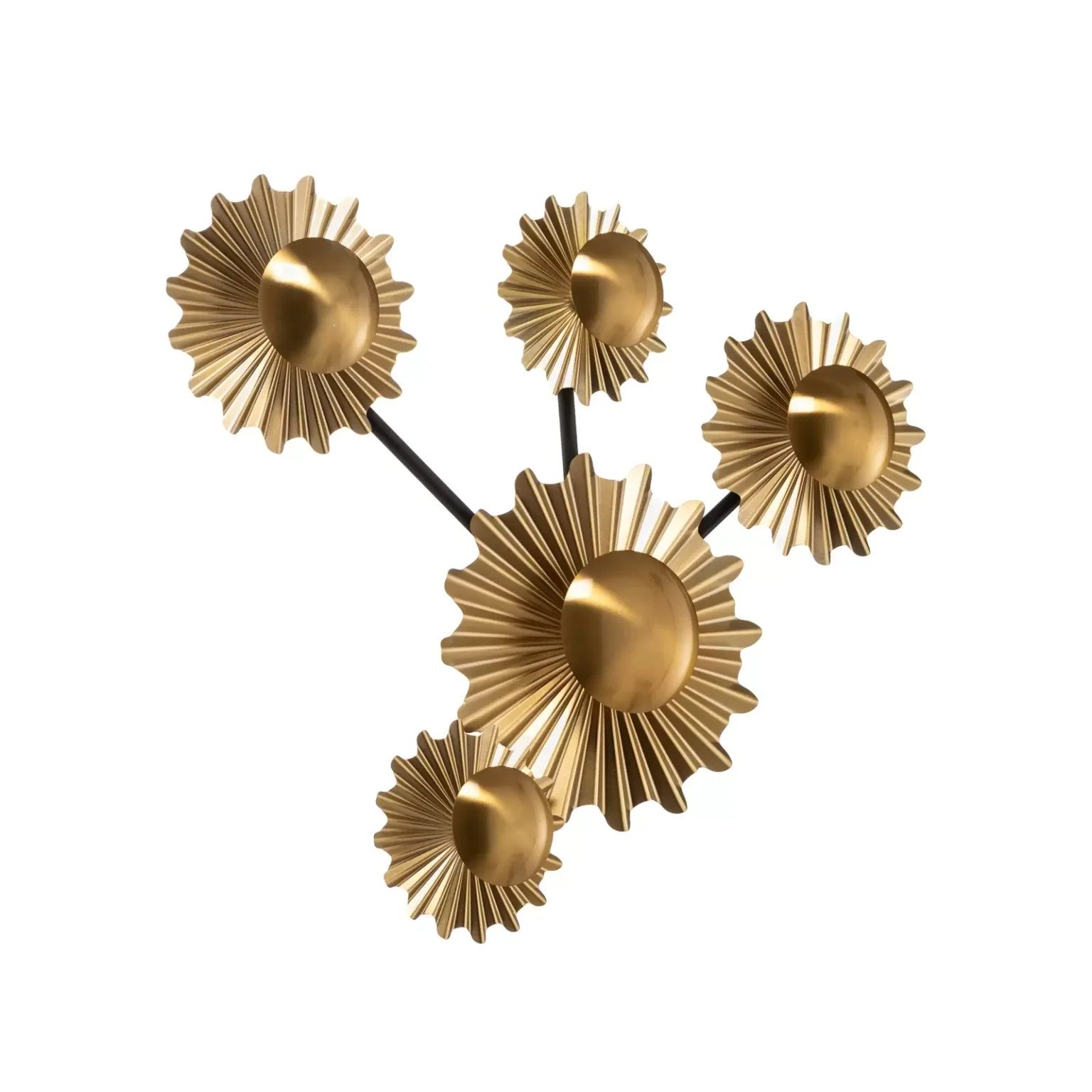 Lindby Senmia applique en doré, à cinq lampes