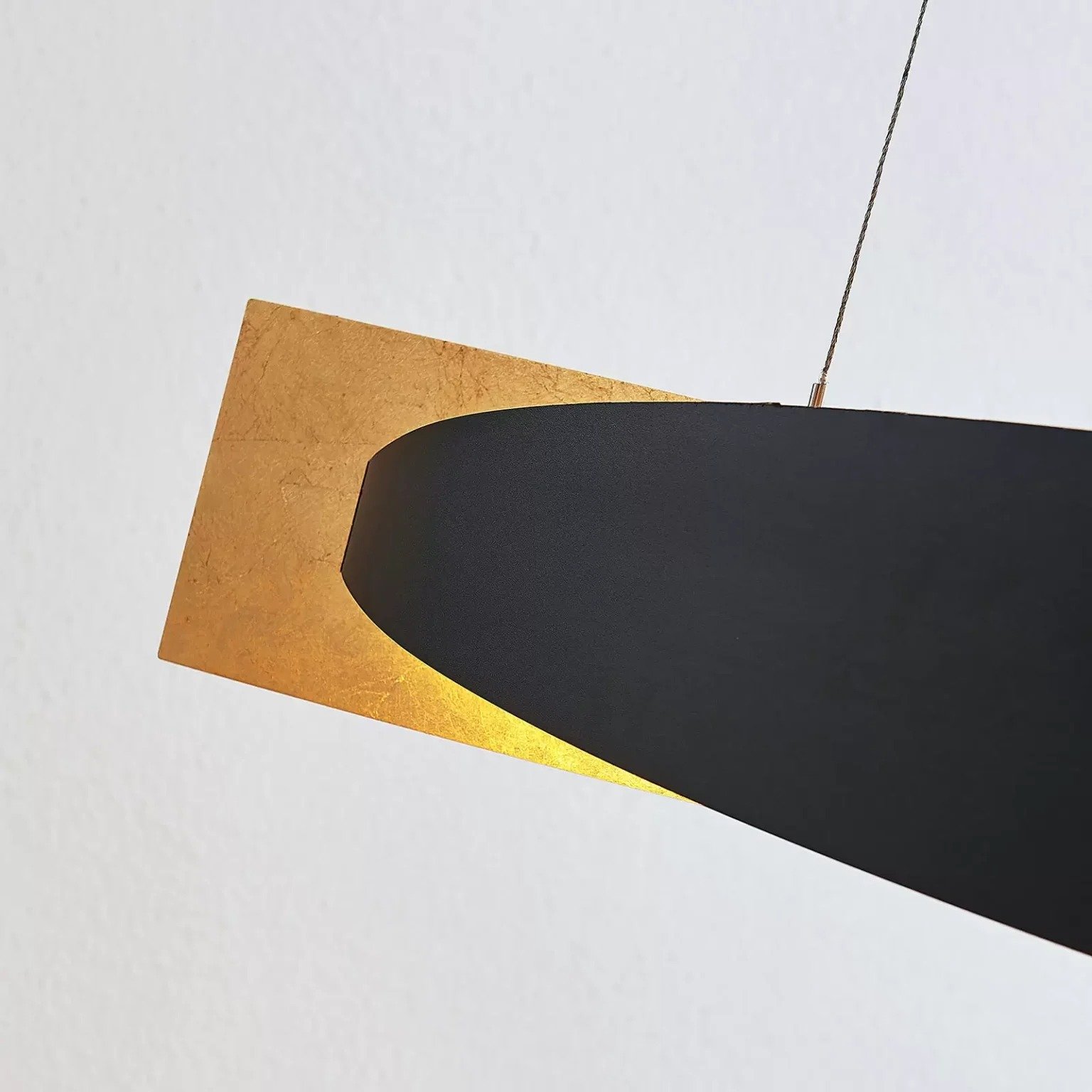 Lucande Suspension LED Marija, 101 cm, noir, intensité variable