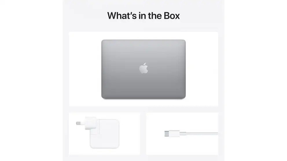 Apple MacBook Air 13 pouces M1/8 Go/SSD 256 Go – Gris sidéral (2020)