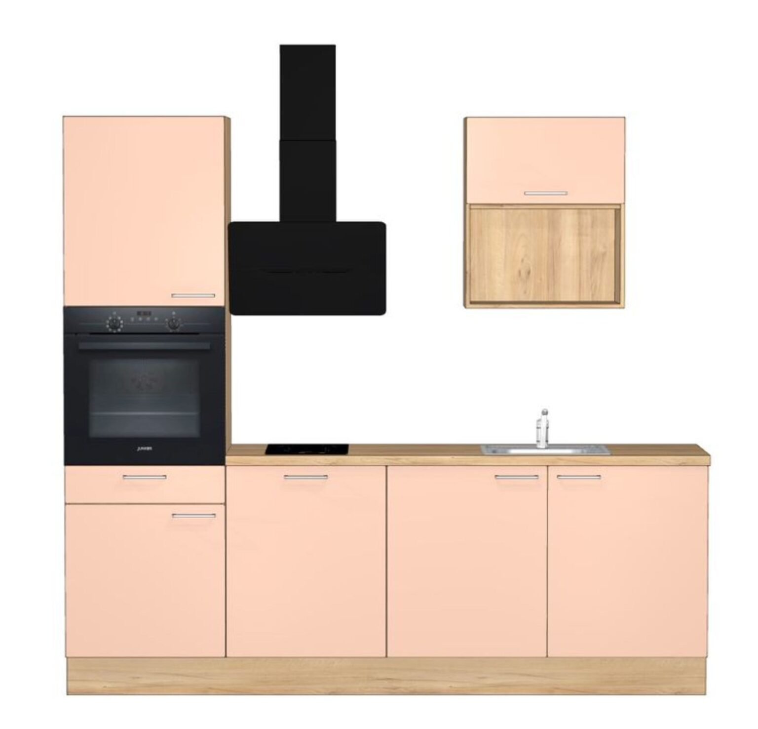 UB DESIGN – Pack Cuisine ASTUCIO 1 CORAIL MAT – 240CM