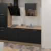 UB DESIGN – Pack Cuisine ASTUCIO 1 NOIR MAT – 240CM