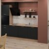 UB DESIGN – Pack Cuisine ASTUCIO 2 NOIR MAT – 240CM