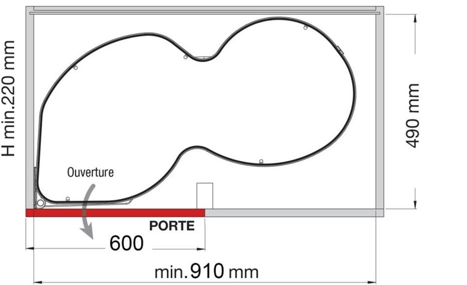 MSA – Aménagement de meuble d’angle Aménagemt angle f.carré Gauch60