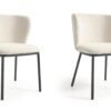 LF – Chaise Lot de 2 chaises Ciselia blanc