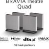 Sony BRAVIA Theatre Quad – Système Son TV Dolby Atmos®, 16 Haut-parleurs, Wi-FI®, Bluetooth, 360 Spatial Sound Mapping
