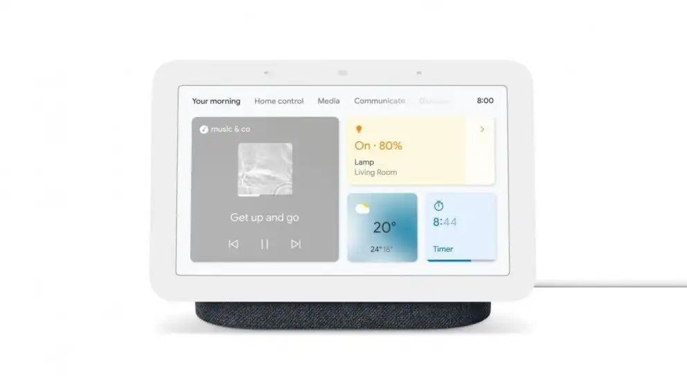 Écran pour maison connectée Google Nest Hub 2e génération – Anthracite
