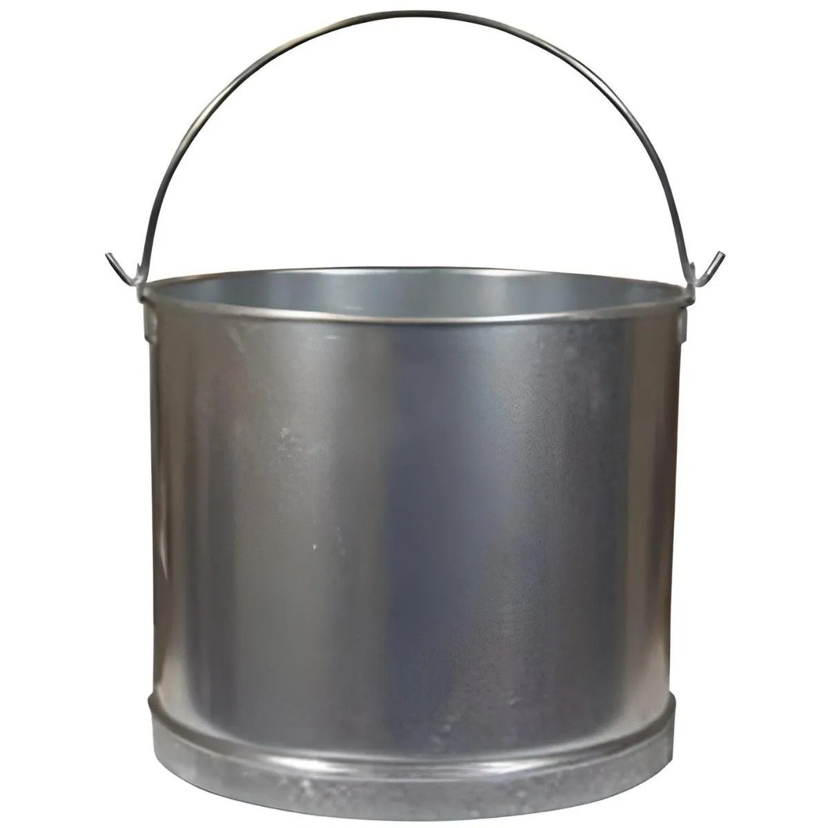 Visiodirect Seau en acier avec poignée – 26 Litres – Ø 35 x Hauteur 31 cm