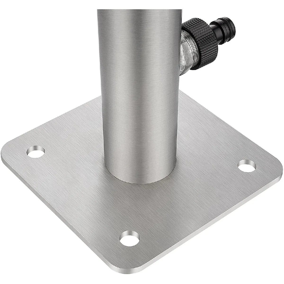 Bcelec WCR-50 Robinet d’extérieur 95x5cm, colonne d’eau extérieure en acier inoxydable, distributeur d’eau, point d’eau jardin
