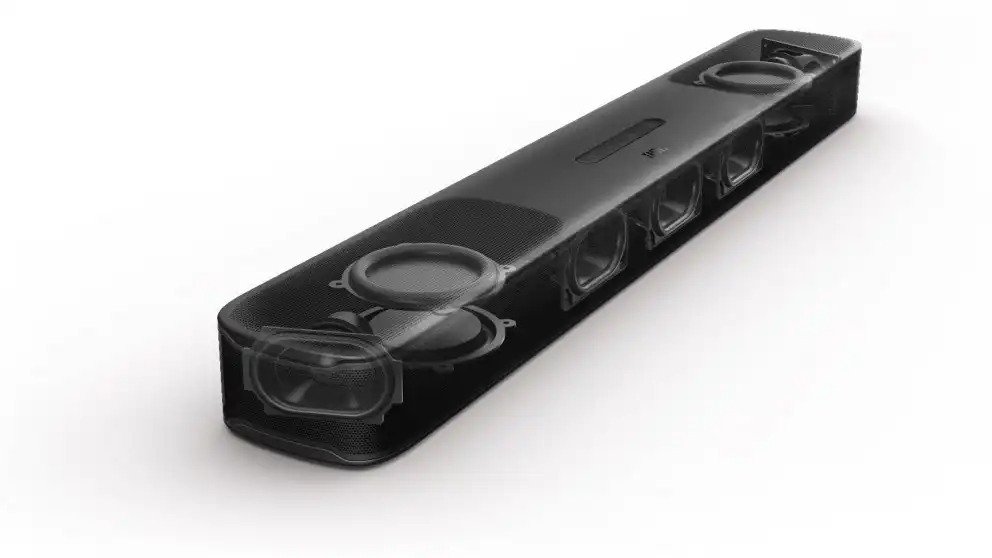 Barre de son JBL Bar 5.0 Dolby Atmos avec technologie sonore MultiBeama